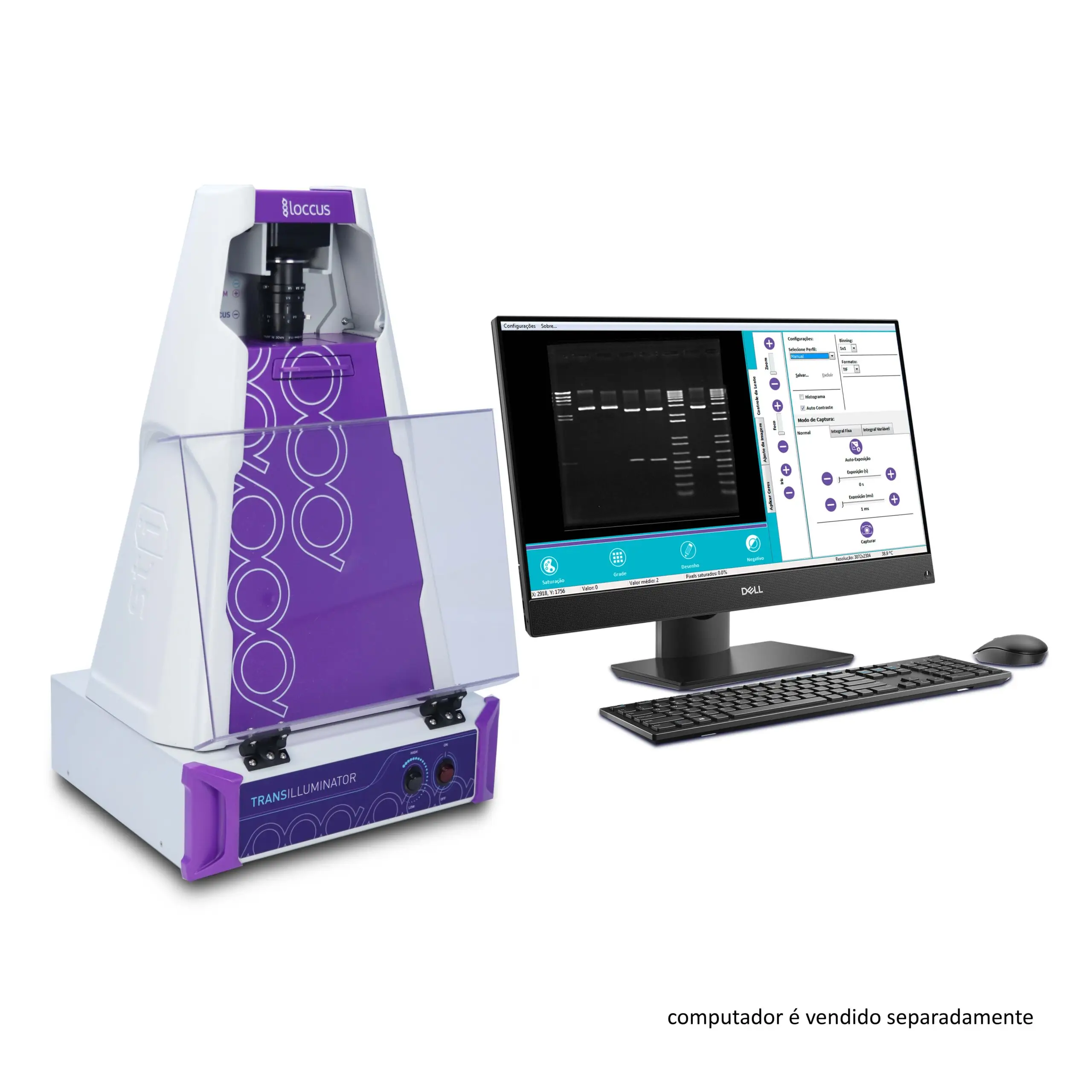 L-PIX STI COM TRANSILUMINADOR LTB-20X20 STI E PC